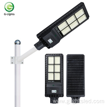 High lumens ip65 outdoor waterproof 60w 120w 180w integrated all in one solar led street light